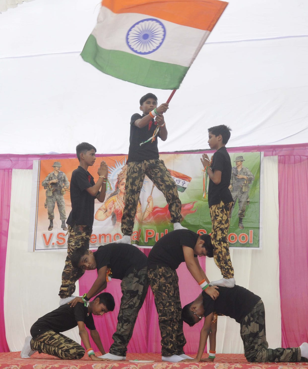 tiranga hoisted with pride