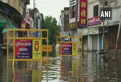 Flood situation worse in madhya pradesh, water logging in pashupati nath temple