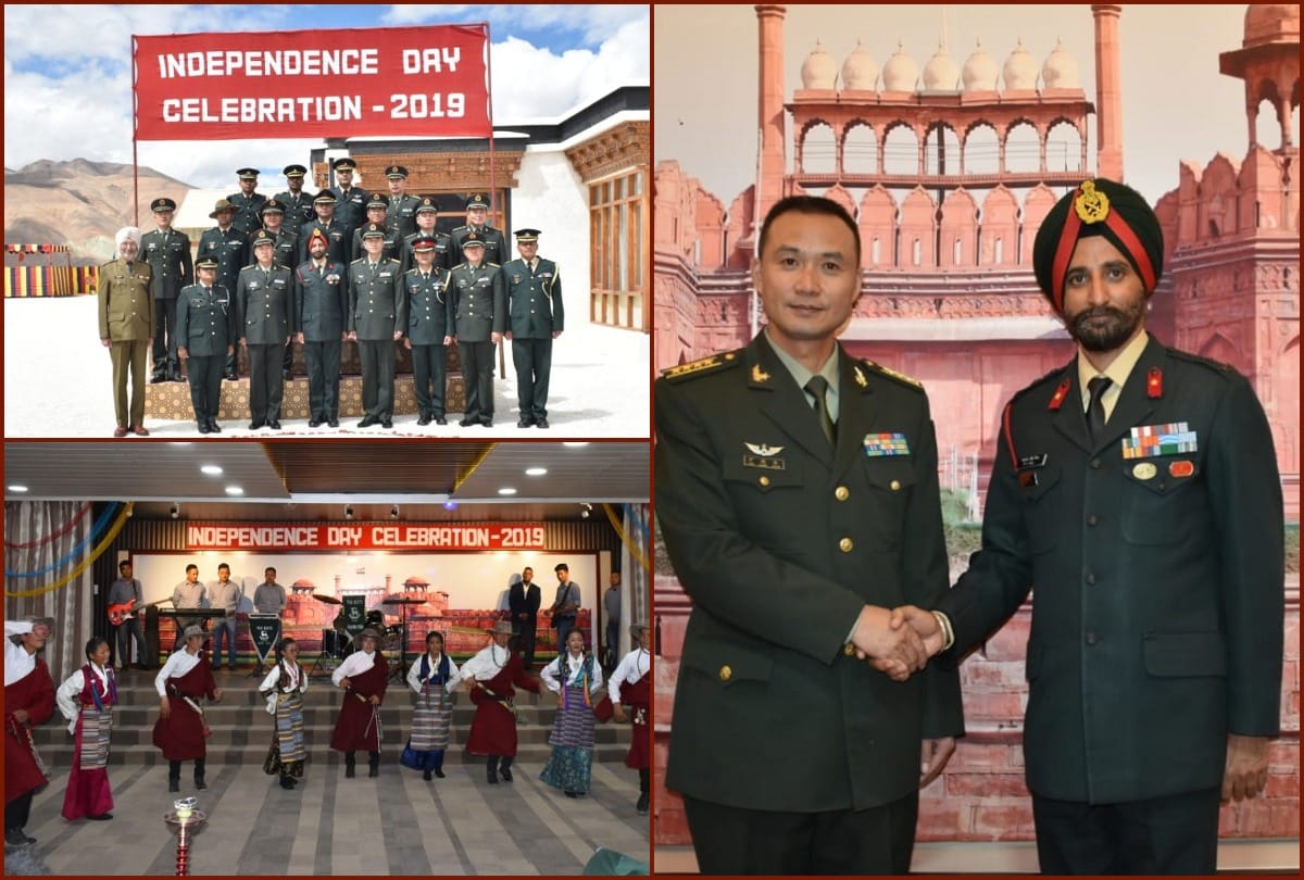 ceremonial bpms held between indian army and chinese pla on independence day of india