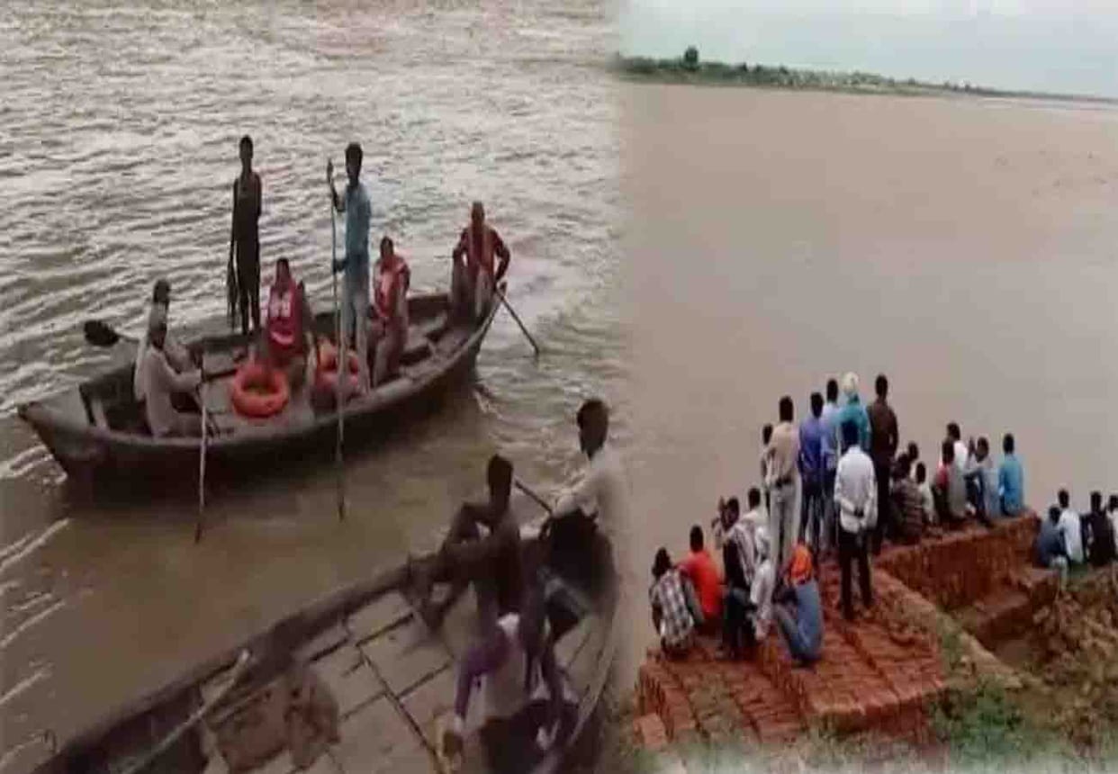 boat capsized in yamuna river in hamirpur, two people drowned