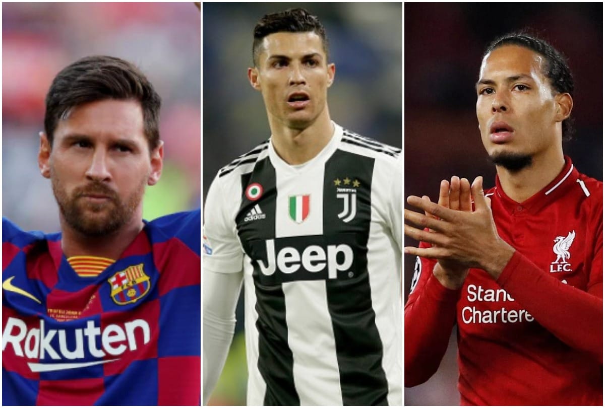 Lionel Messi Ronaldo and van Dijk have been nominated for UEFA Mens Player of the Year award