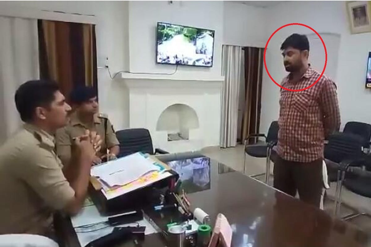 Criminal Vicky Rathi surrendered in SSP office from fear of encounter at Muzaffarnagar