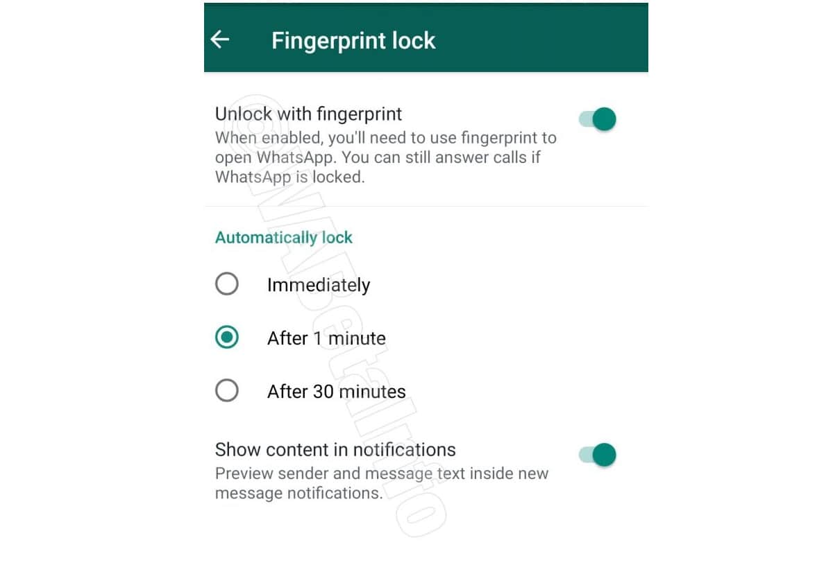WhatsApp introduces built in fingerprint lock feature for Android beta version users