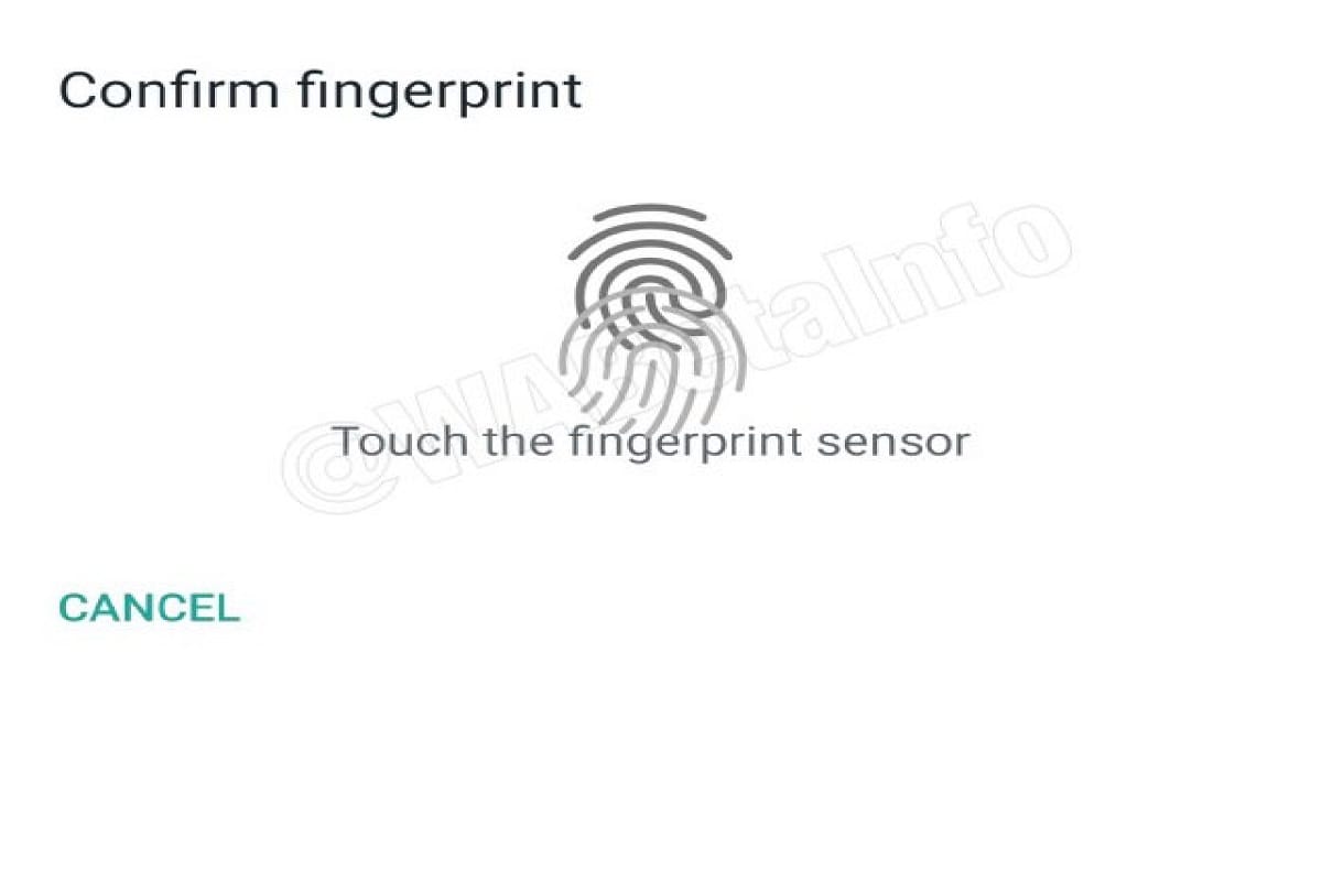 whatsapp fingerprint