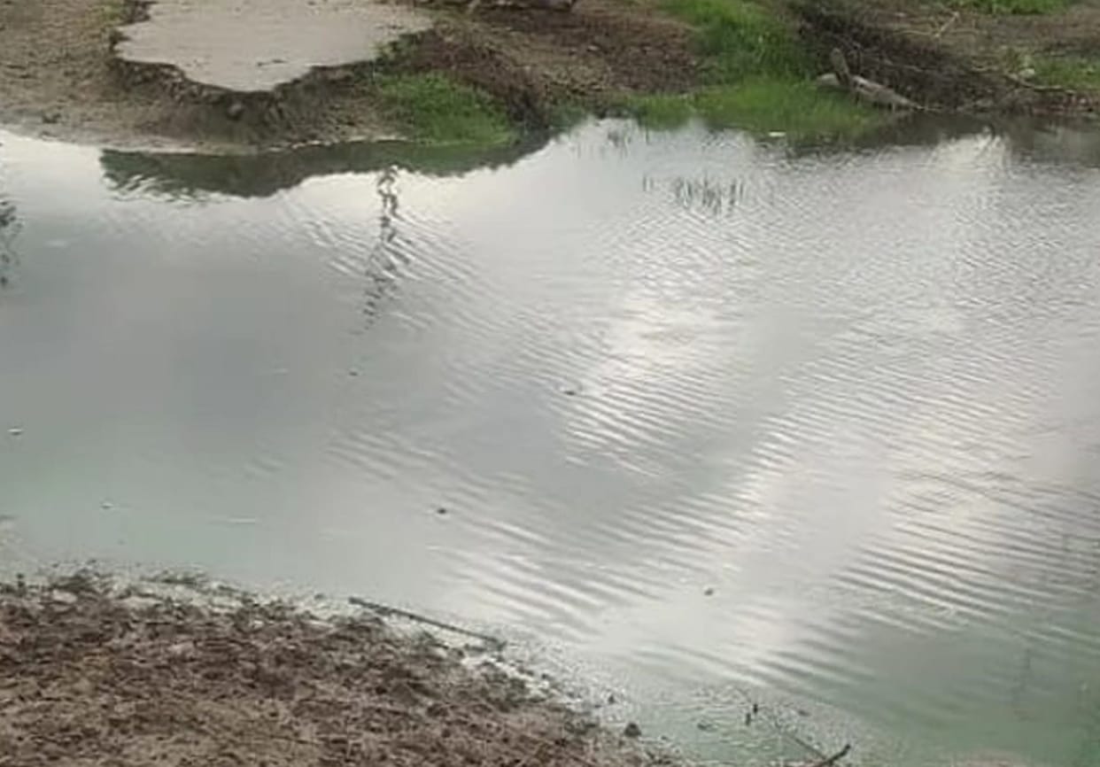 ganga river, water level in kasganj