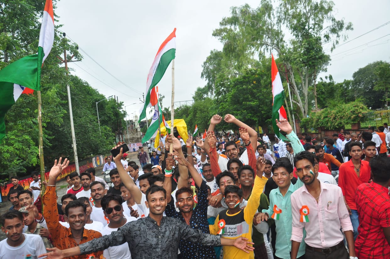 Tiranga yatra were source of attraction on independence day