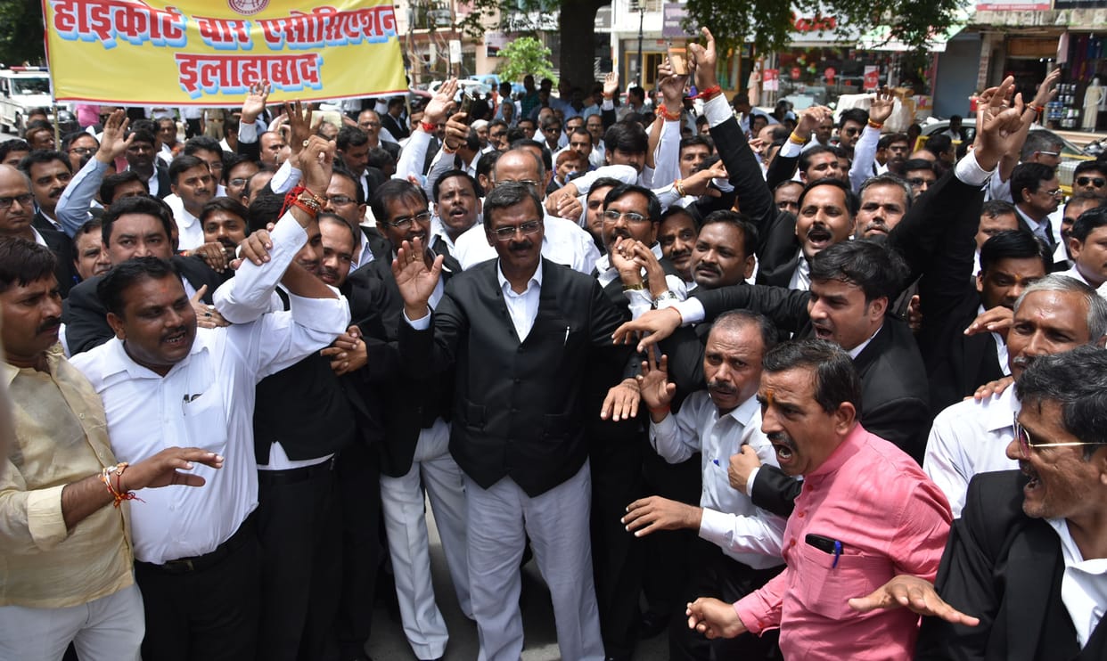 Advocates on the road on Education Tribunal issue