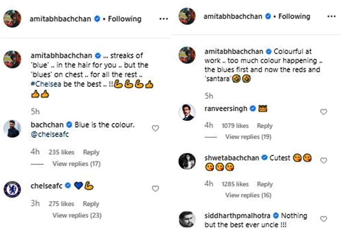 Amitabh Bachchan posted colourful photos on instagram and Social media users are loving it