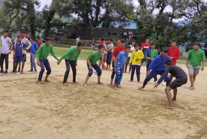 Shikhar and Rainka Didihat win in Kabaddi