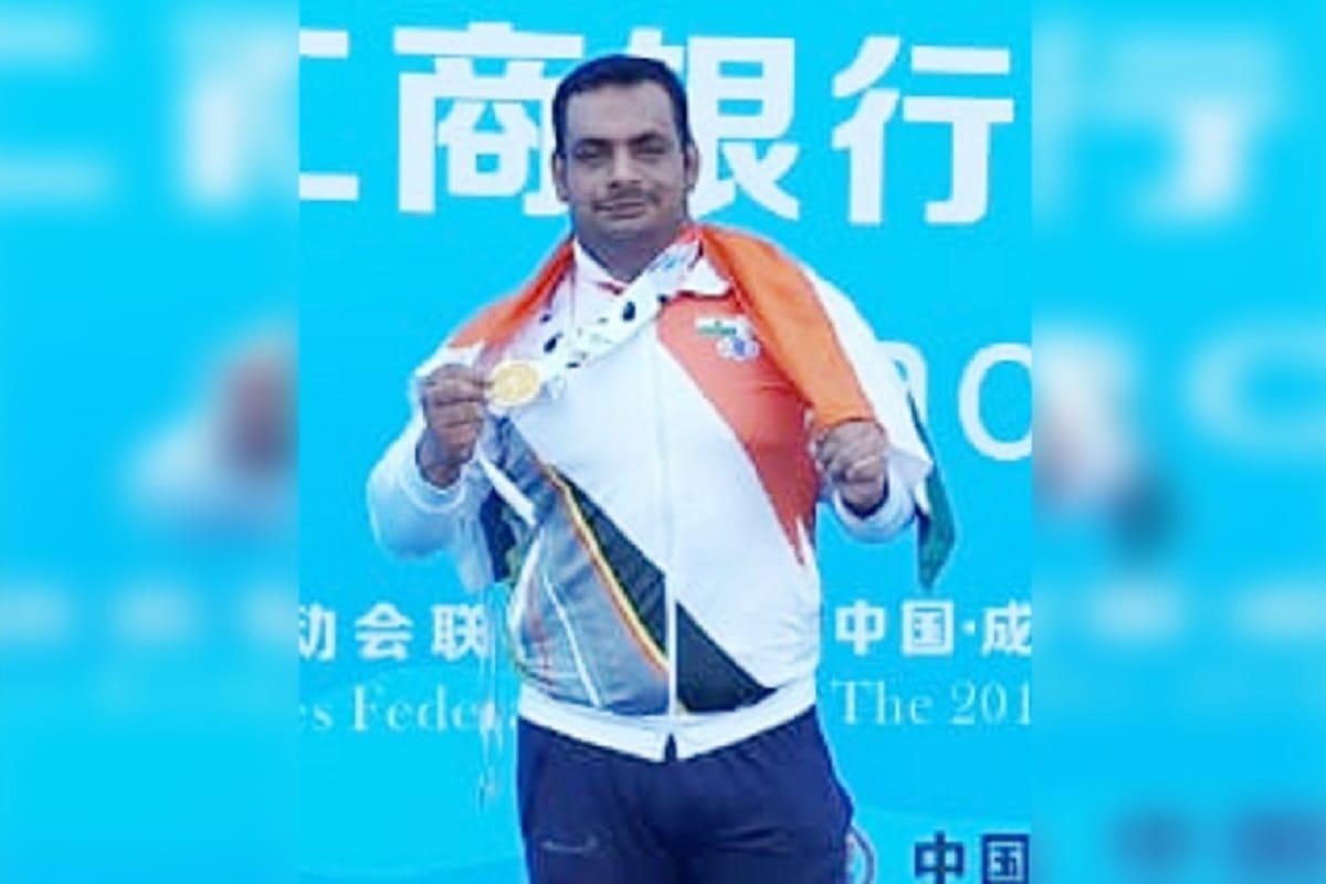 International player Parvesh Tomar of Baghpat win gold medal in world police championship at China