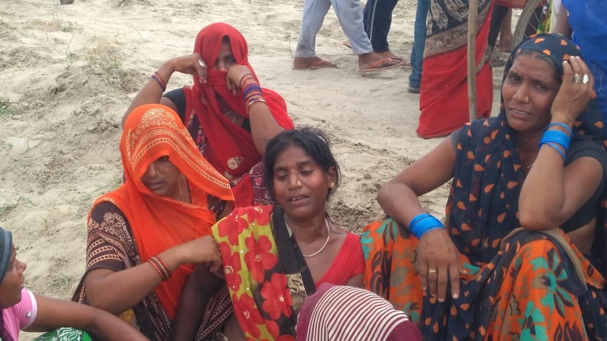 two died and one saved drown in ganga padri mirzapur