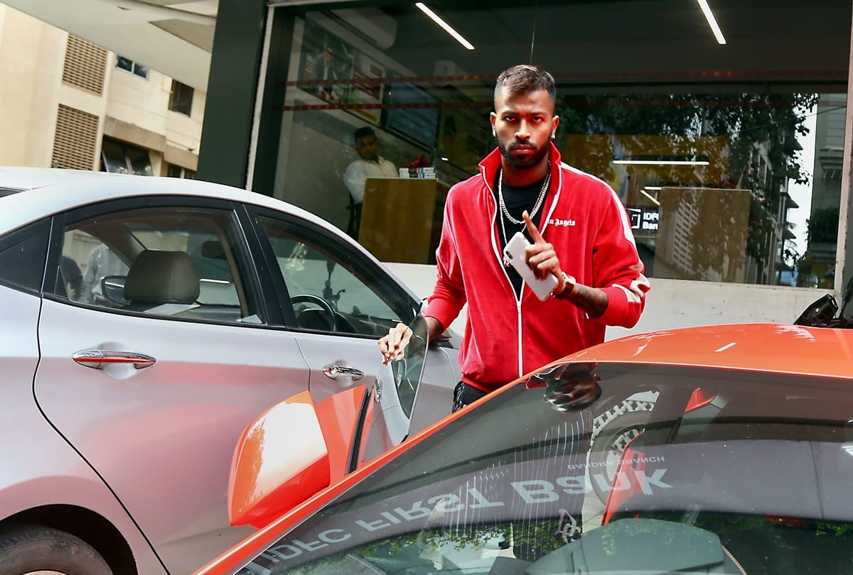 Hardik Pandya and Krunal Pandya purchased orange colour lamborghini car, picture goes viral