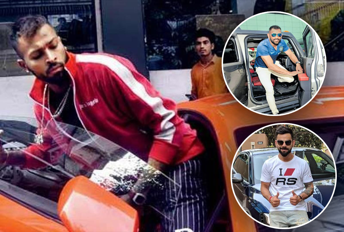 Hardik Pandya and Krunal Pandya purchased orange colour lamborghini car, picture goes viral