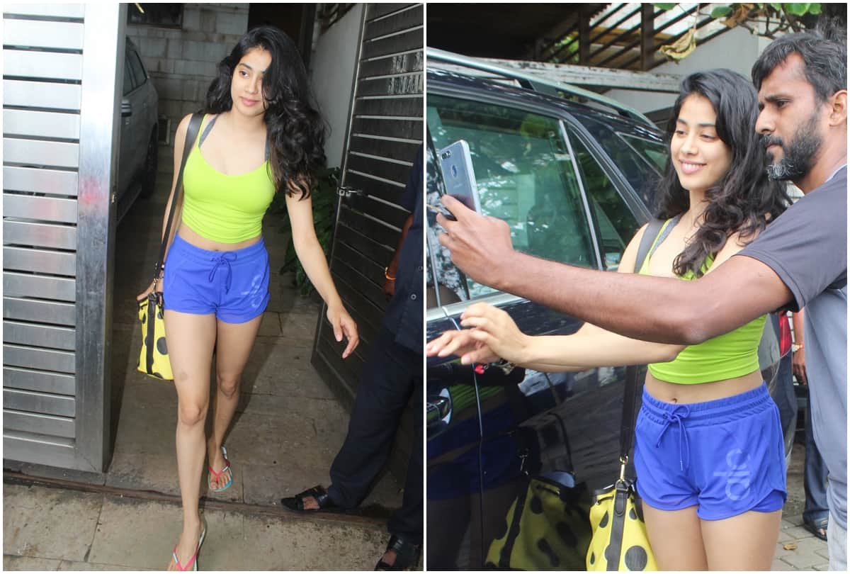 Janhvi Kapoor trolled for wearing maxi dress to the gym