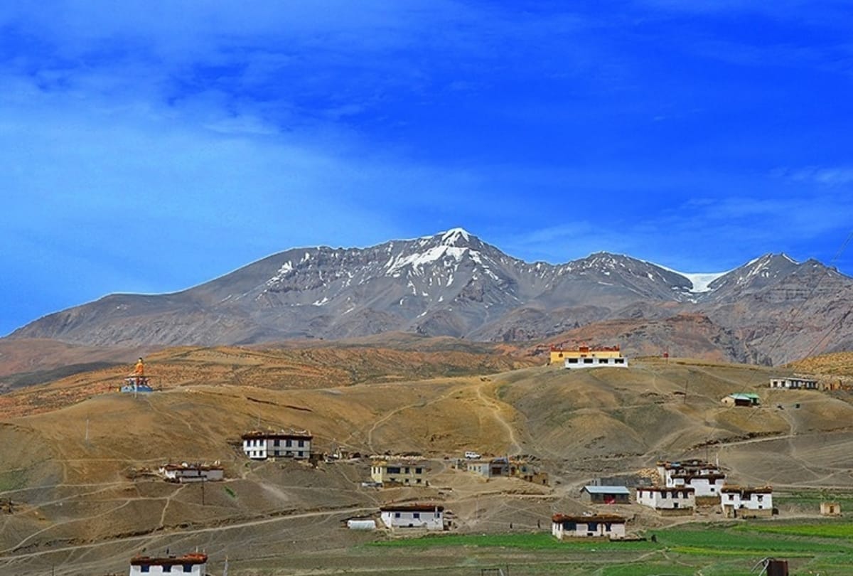 Marathon at height of 4700 meter in Komic Village Spiti Valley Himachal Pradesh