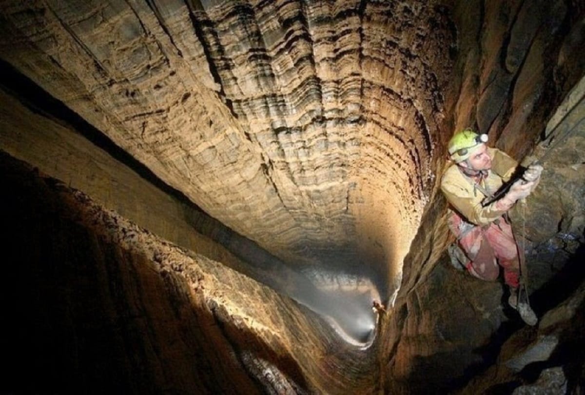 Krubera Cave is the second deepest known cave on Earth