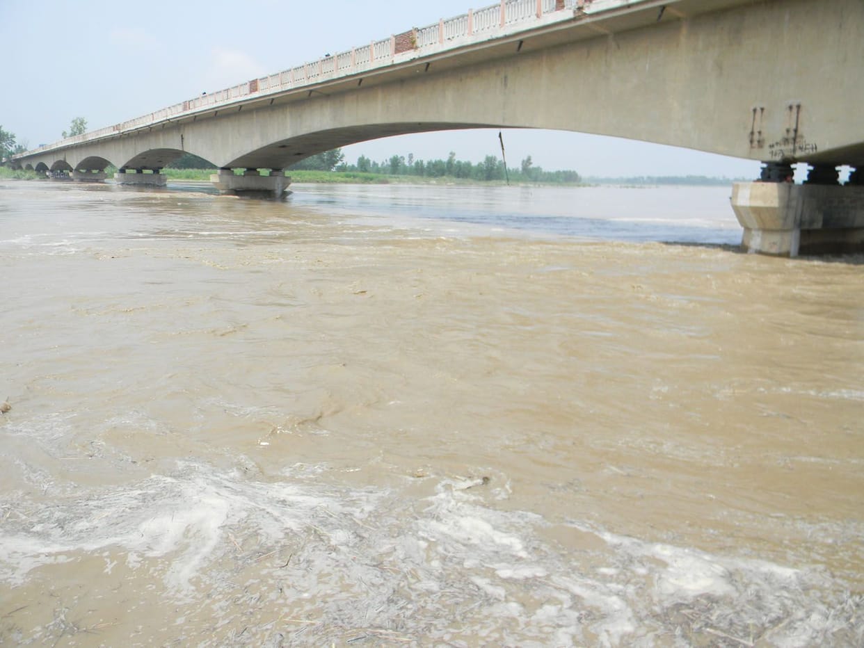 water lavel, yamuna