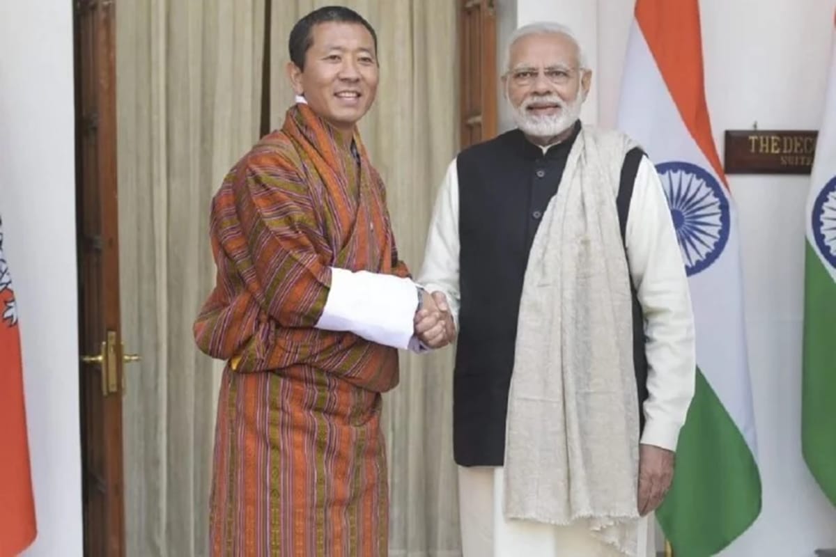 Bhutan Prime Minister Lotte Tshering thanked the Indian government for providing the corona vaccine