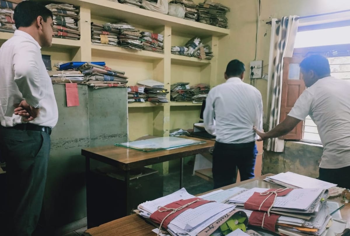 snake in File child development project officer office ghumarwin bilaspur Himachal Pradesh