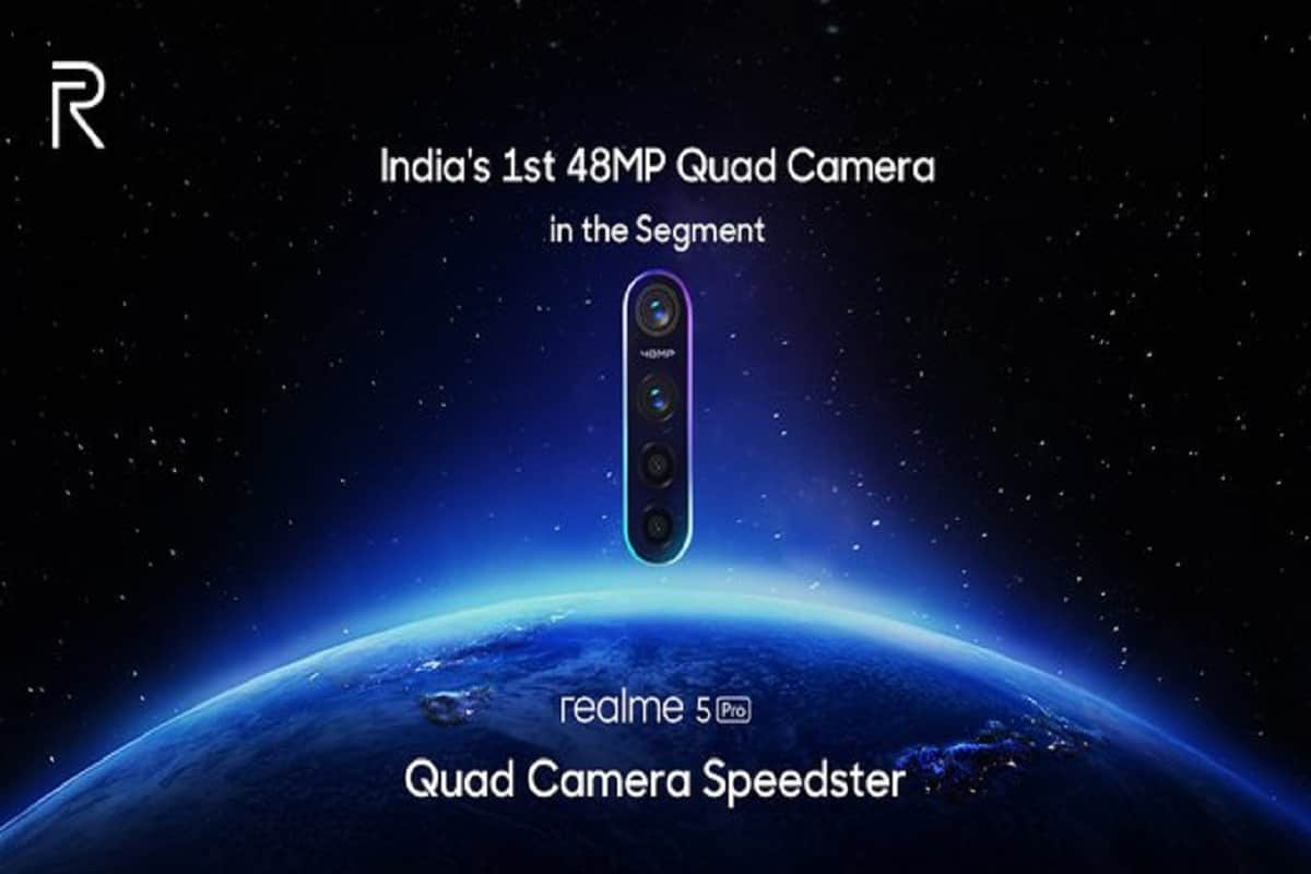 Realme 5 and realme 5 pro will launch in India with Quad Camera Setup 5000mAh Battery Under Rs 10000