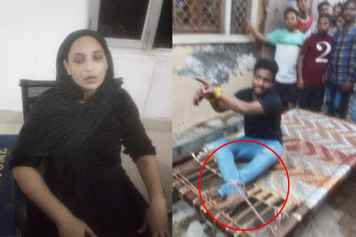 man gave triple talaq to his wife in Meerut people tied him
