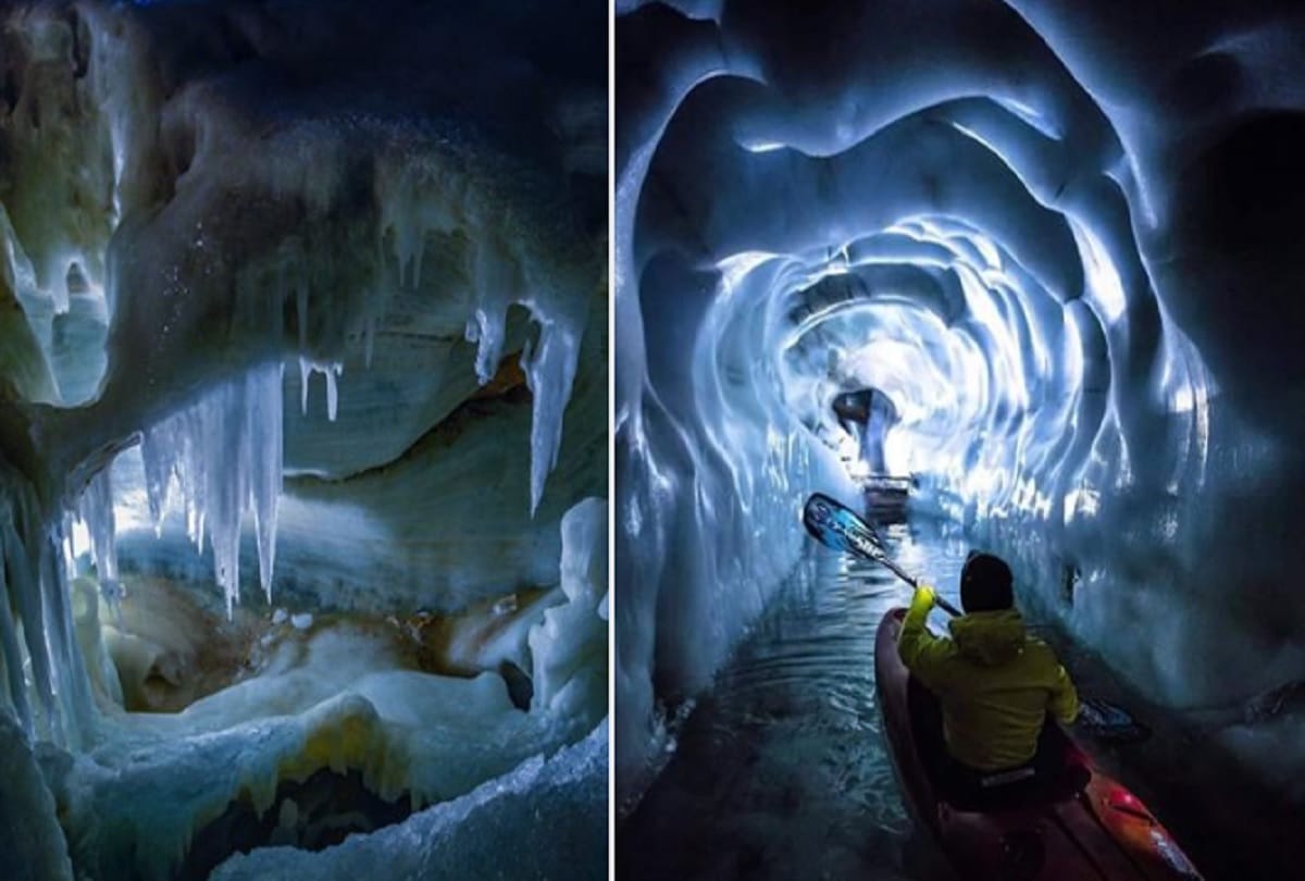 shivling like Amarnath in werfen austria Largest Ice Caves in the World