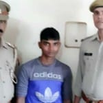 सहावर पुलिस की गिरफ्त में छेड़छाड़ का आरोपी युवक