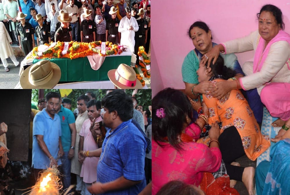 Dehradun Martyred Sandeep thapa Funeral emotional Photos
