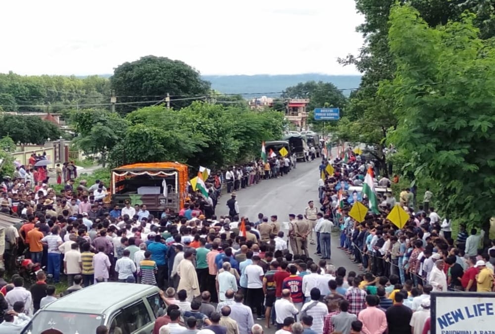 Dehradun Martyred Sandeep thapa Funeral emotional Photos