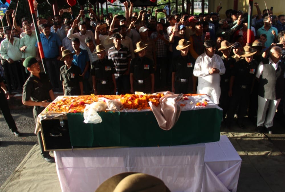 Dehradun Martyred Sandeep thapa Funeral emotional Photos