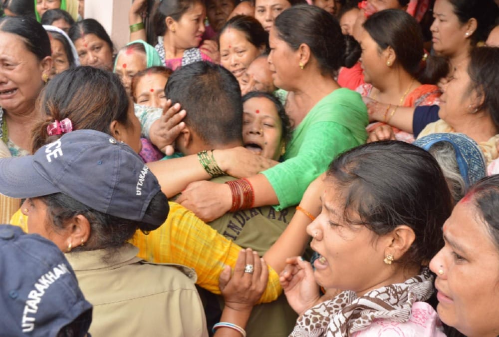 Dehradun Martyred Sandeep thapa Funeral emotional Photos