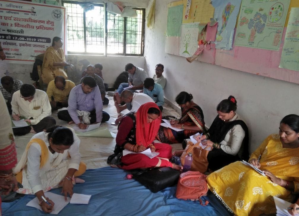 Training given to teachers for the education of girls