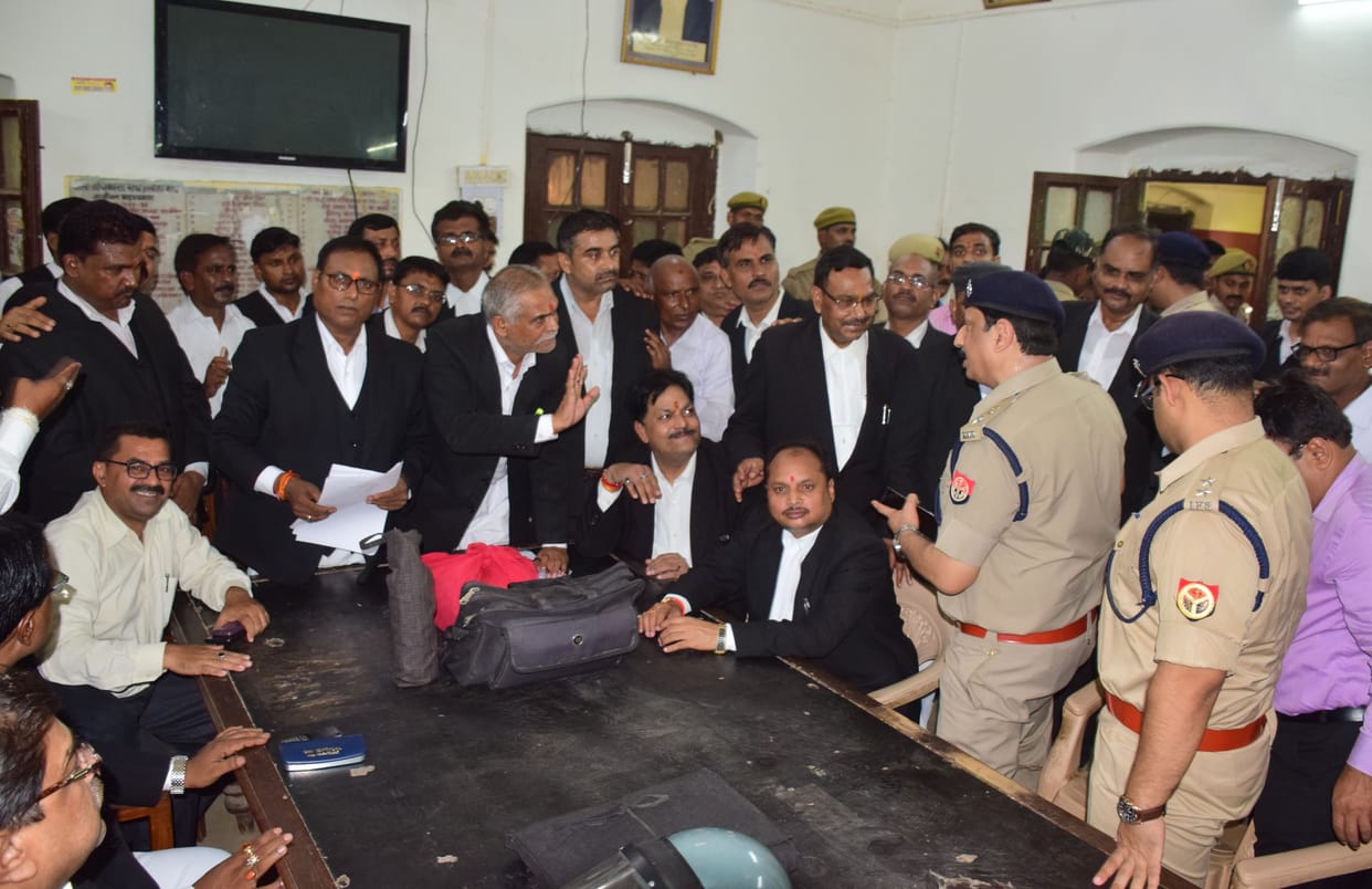 Advocates were out of action for the second day in protest against the attack