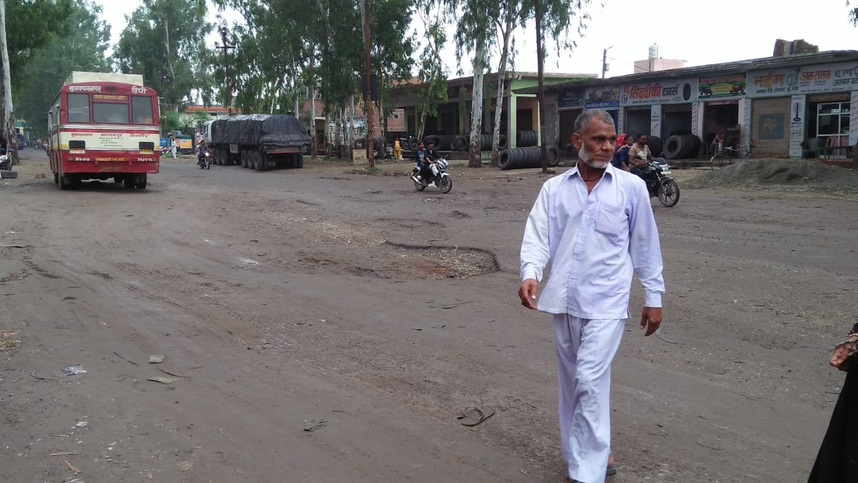 Rains spoil the appearance of Panipat-Khatima highway