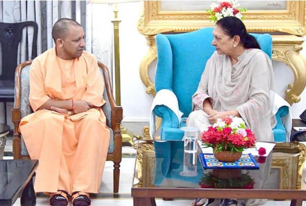 cm yogi meets governor anandi ben, conjecture of cabinet expansion high