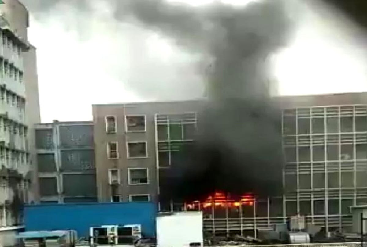 AIIMS fire destroyed patients records and blood sample tests