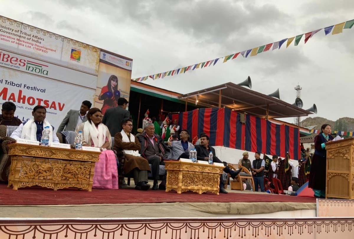 National tribal festival in Leh laddakh, aadi mahotsav leh jammu kashmir
