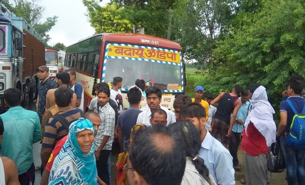 road accident, woman death