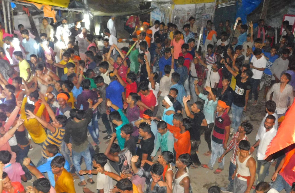 Mahaviri flag procession with Jayghosh
