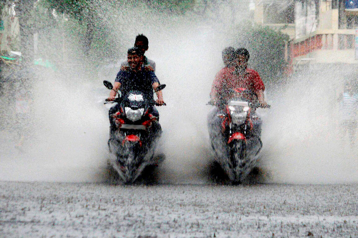 Humidity did not decrease due to rain