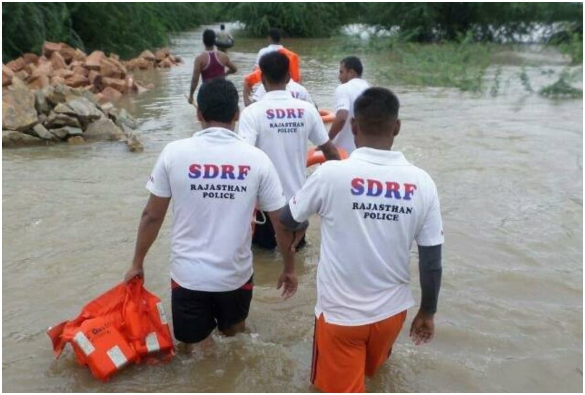 fourty nine people died due to rain in rajasthan from 15 june :sdrf