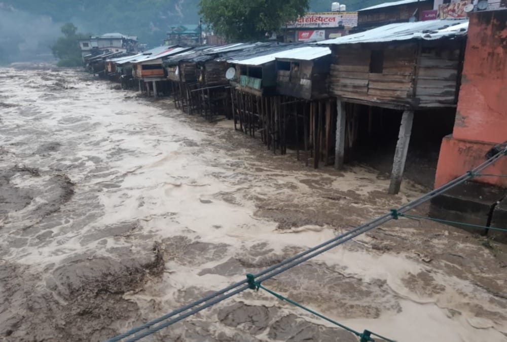 Extreme Rainfall warning in uttarakhand for next   24 hours Flood May comes