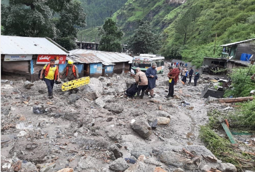Cloudburst in Uttarkashi Many people Died and missing after heavy water Flood