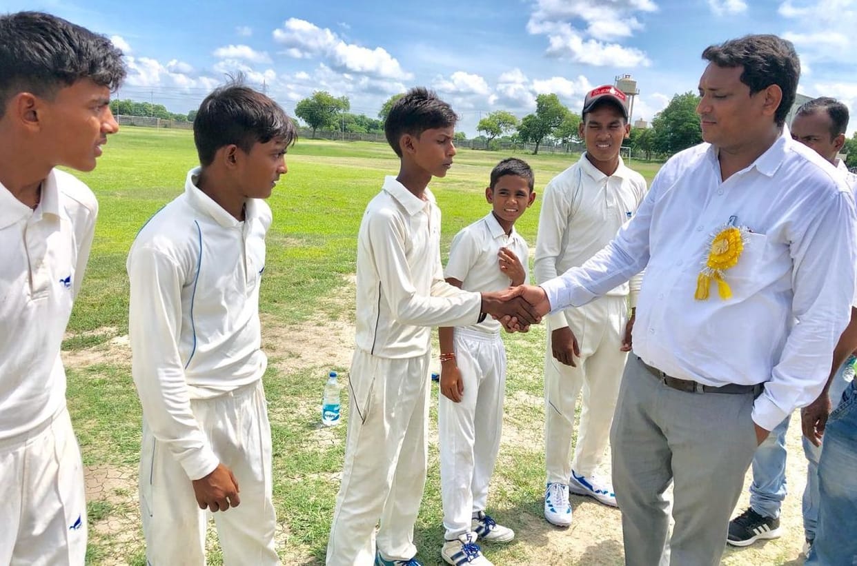 Vidya Bharati defeated Gyan Hans Academy