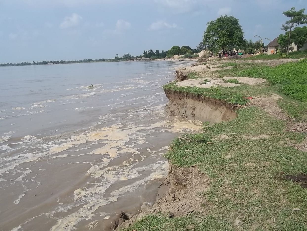 A house and 40 bigha fields covered in Ghaghra