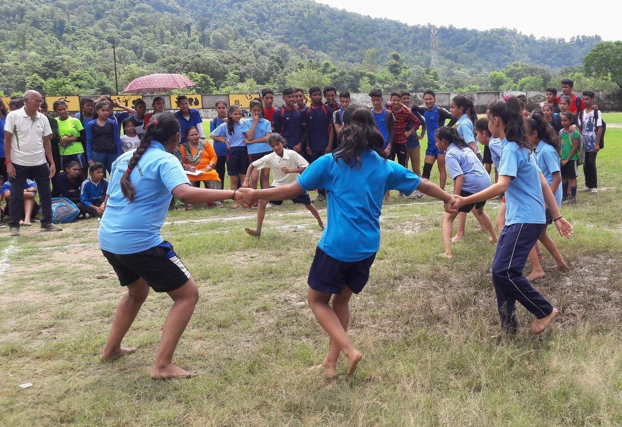 Kotdi Dhang defeated Sukharo in Kabaddi competition