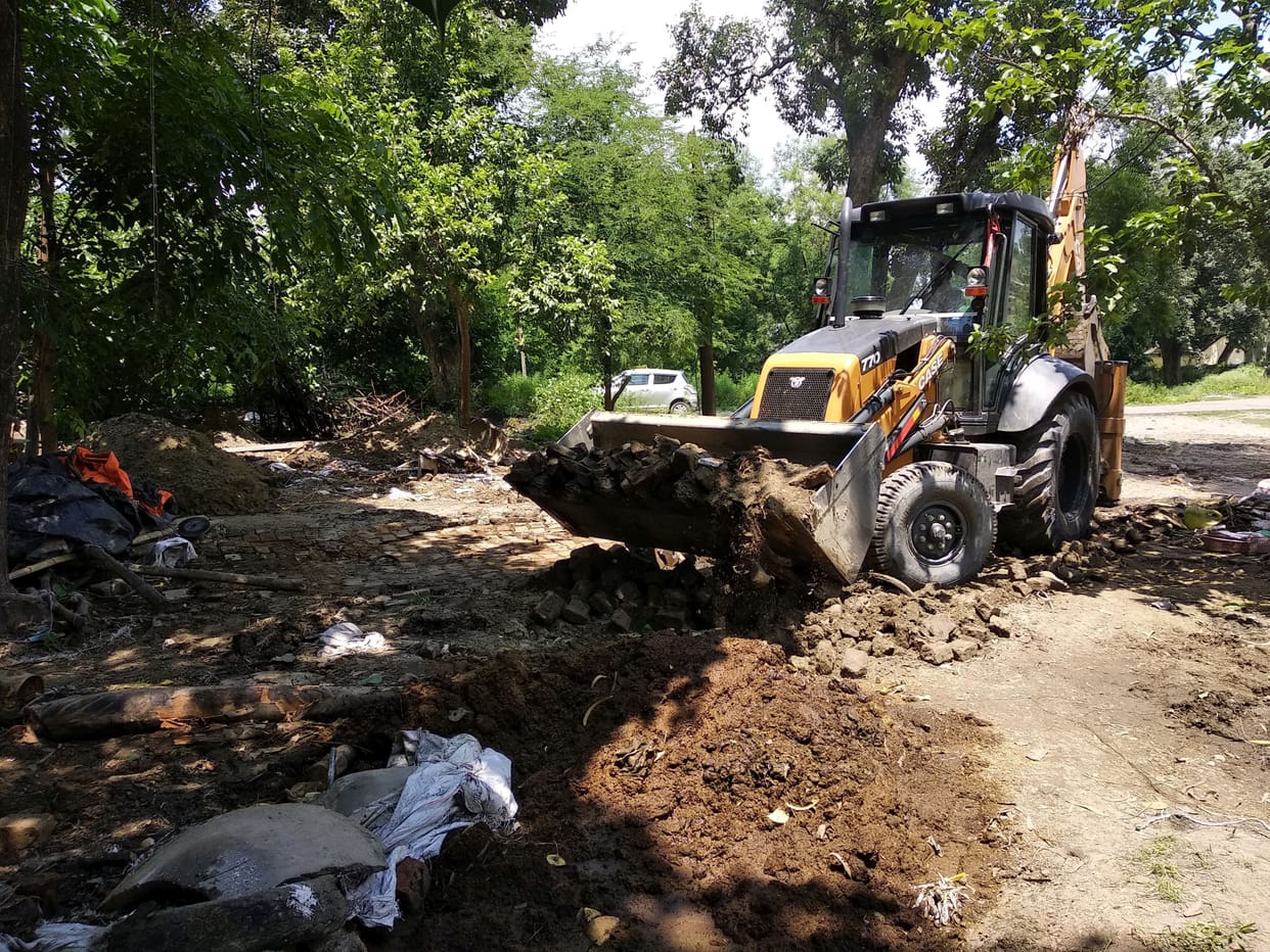 Encroachment removed from railway land