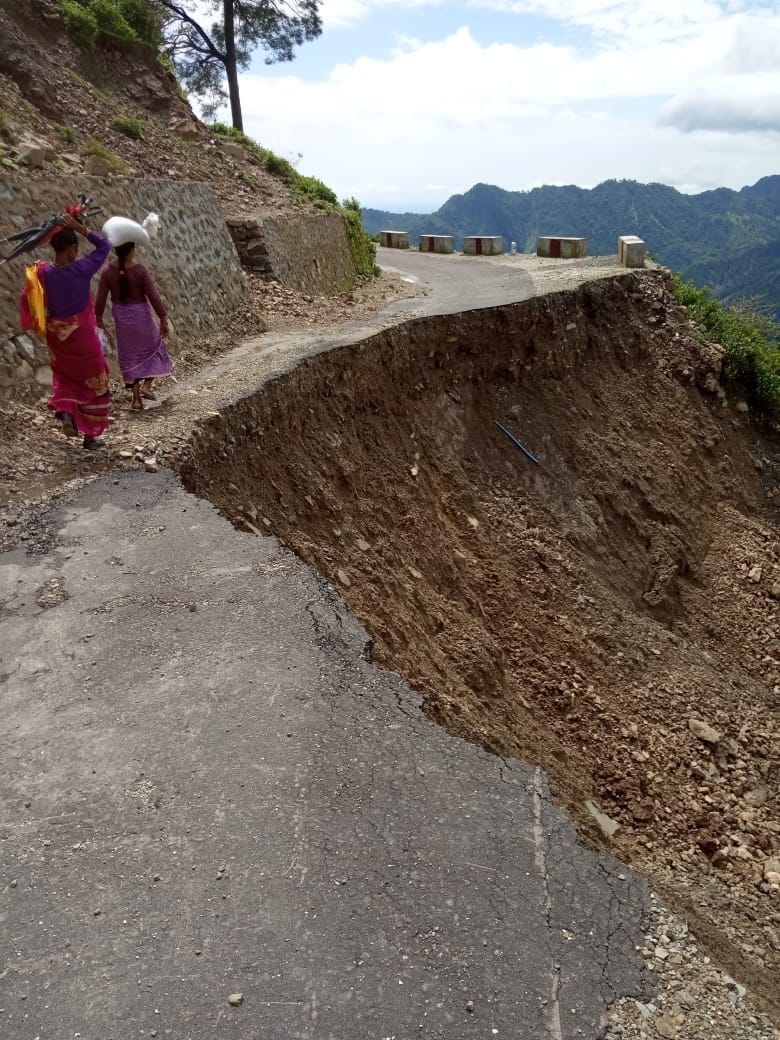 14 roads blocked, many villages cut off