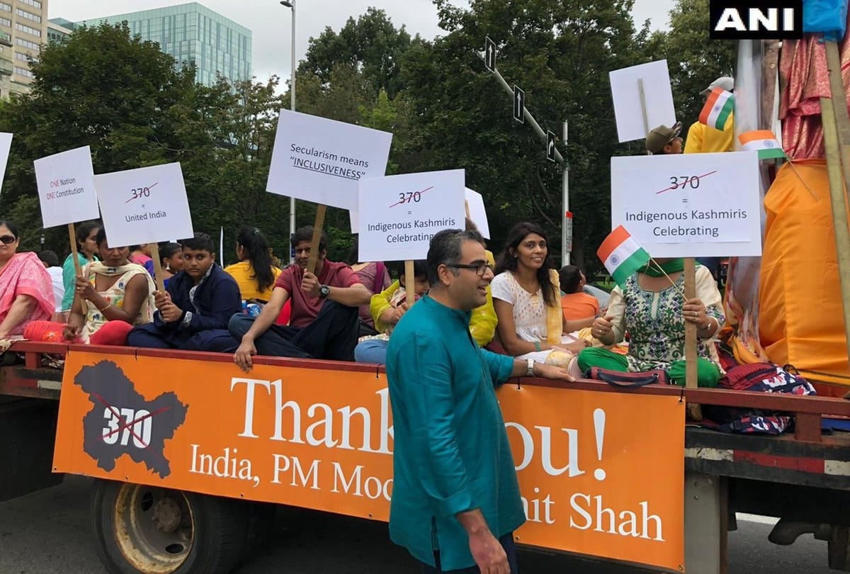 Canada Indian community members held a parade in Ottawa to celebrate India Independence Day