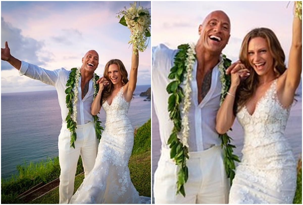 Dwayne The Rock Johnson has married his girlfriend Lauren Hashian in Hawaii